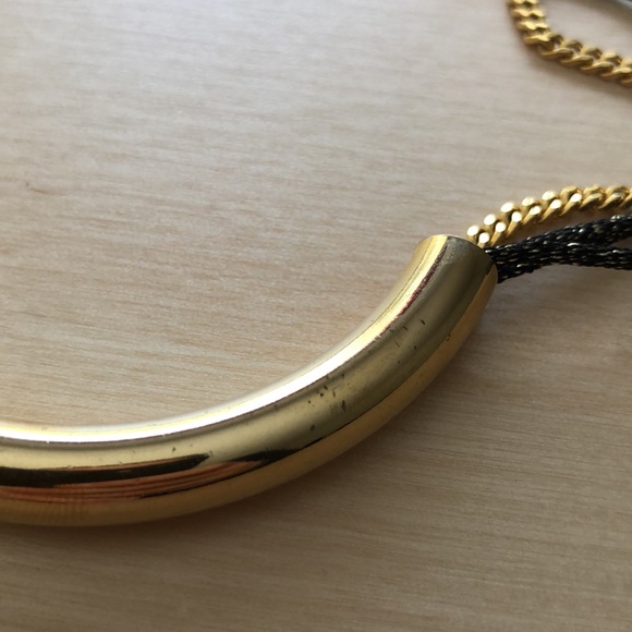 Av Max Jewelry short neckless gold chain and black lace - Picture 4 of 4